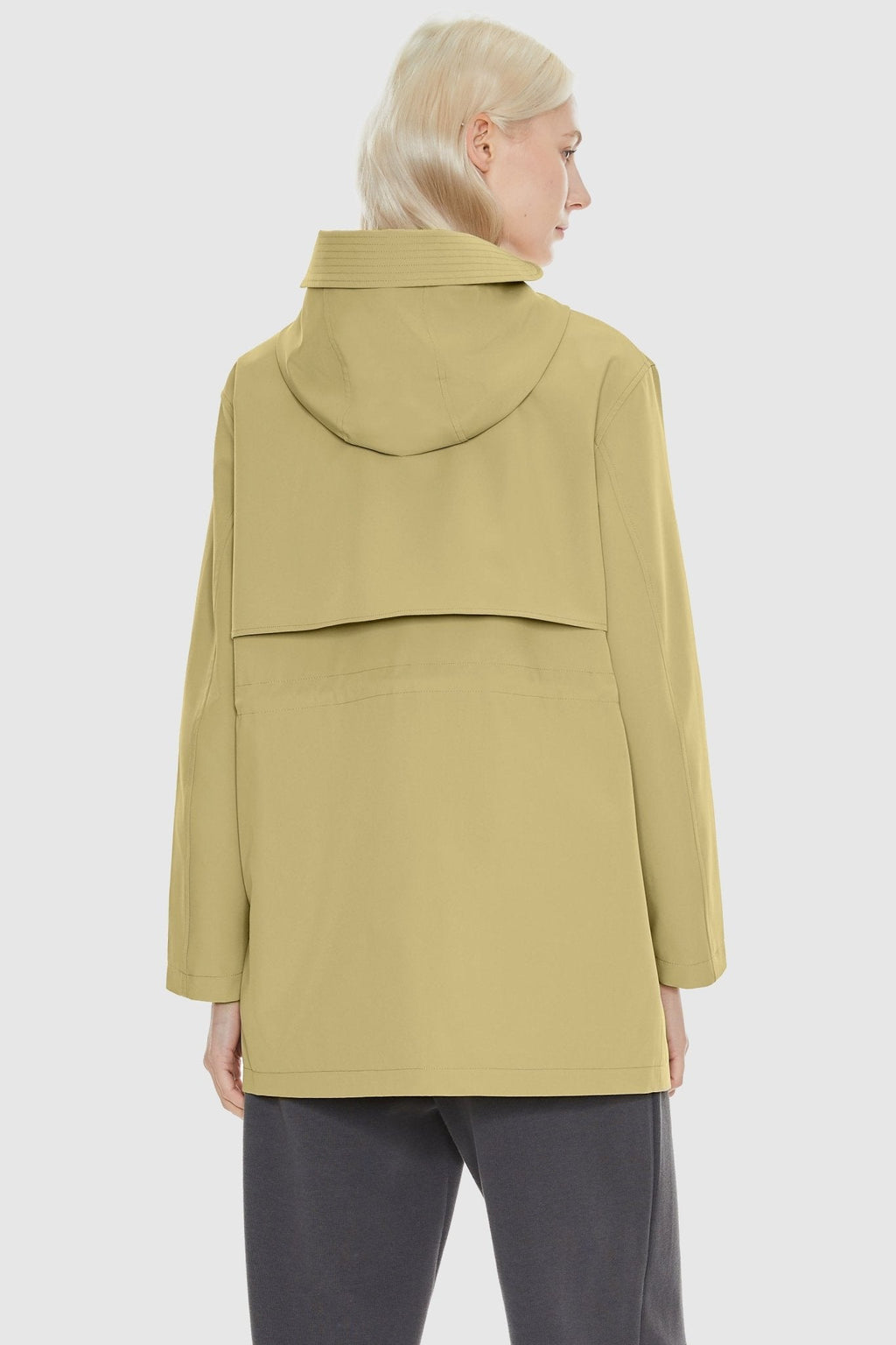 Military Anorak Jacket Zip-Up Windbreaker Active Hooded