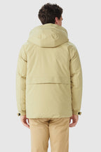 Multi-pockets Hooded Down Jacket