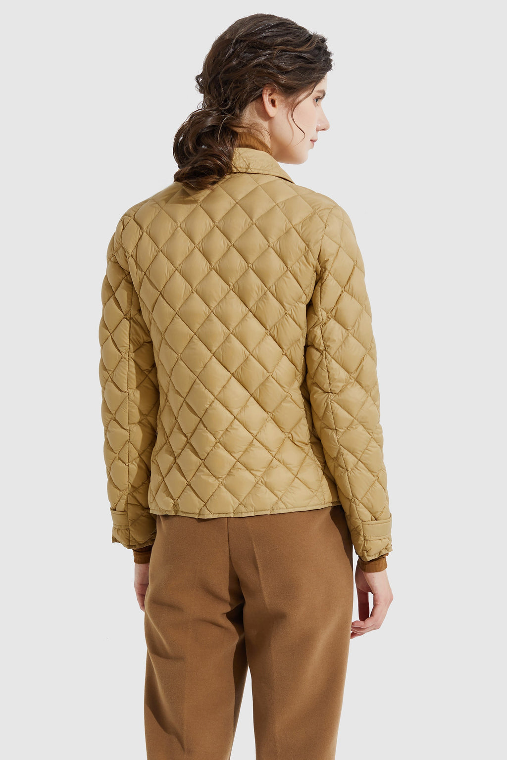 Packable Light Cropped Puffer Jacket