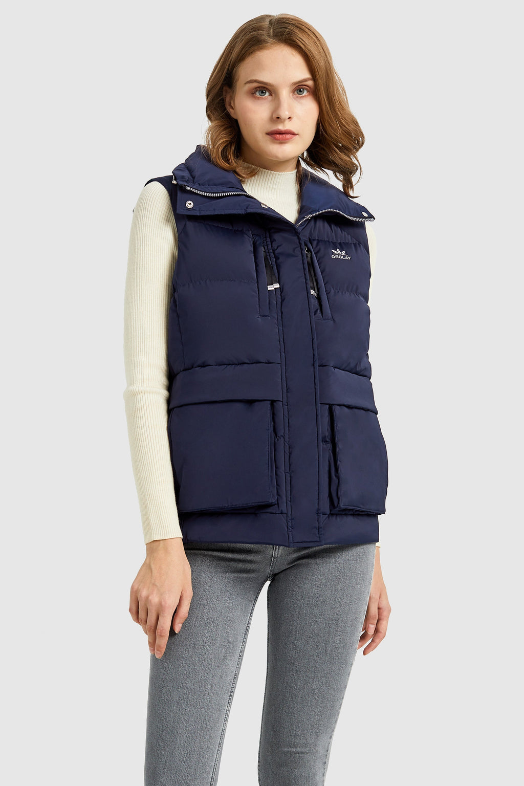 Packable Stand Collar Puffer Light Down Vest