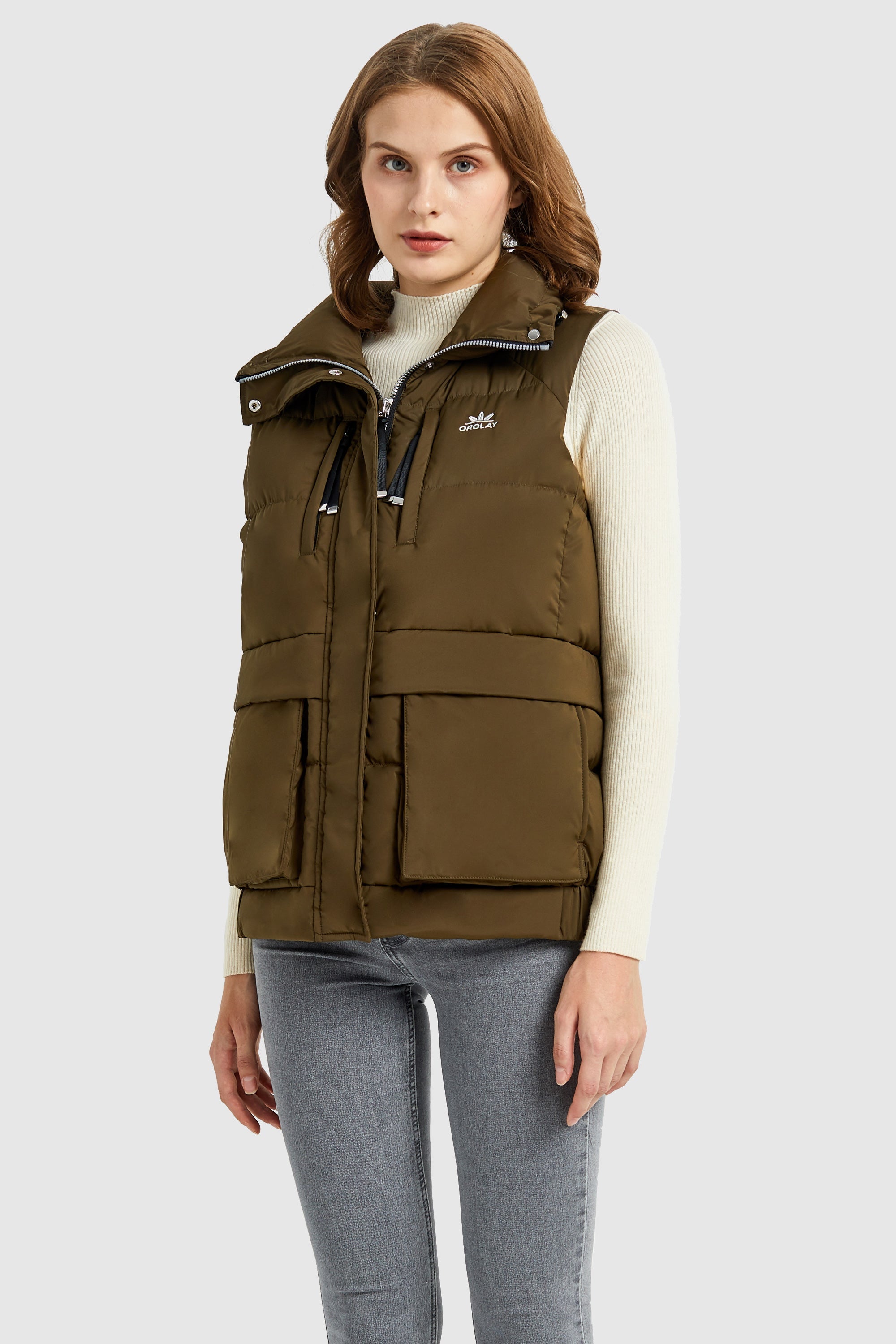 Packable Stand Collar Puffer Light Down Vest