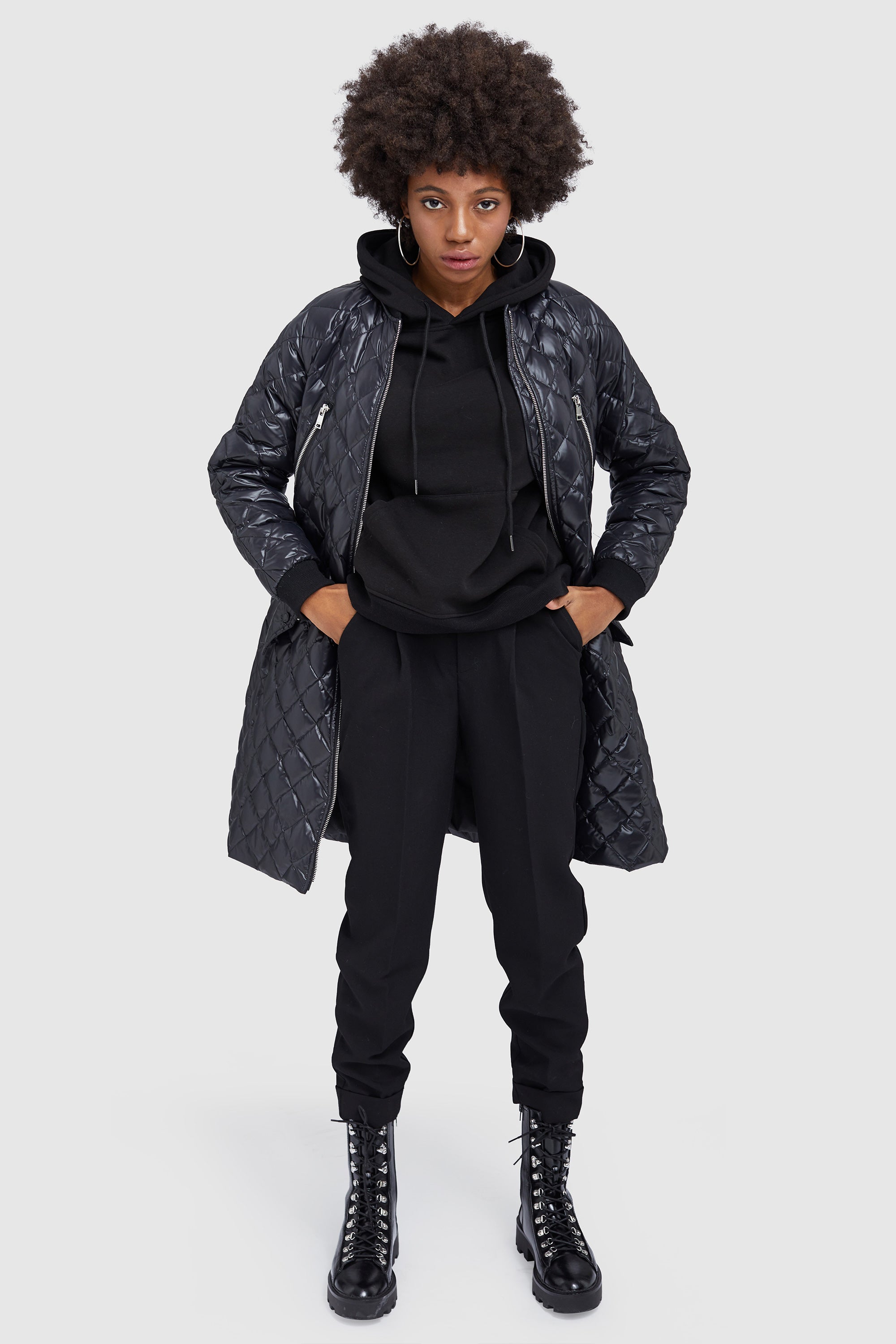 Plaid Style Rib Knit Lightweight Jacket