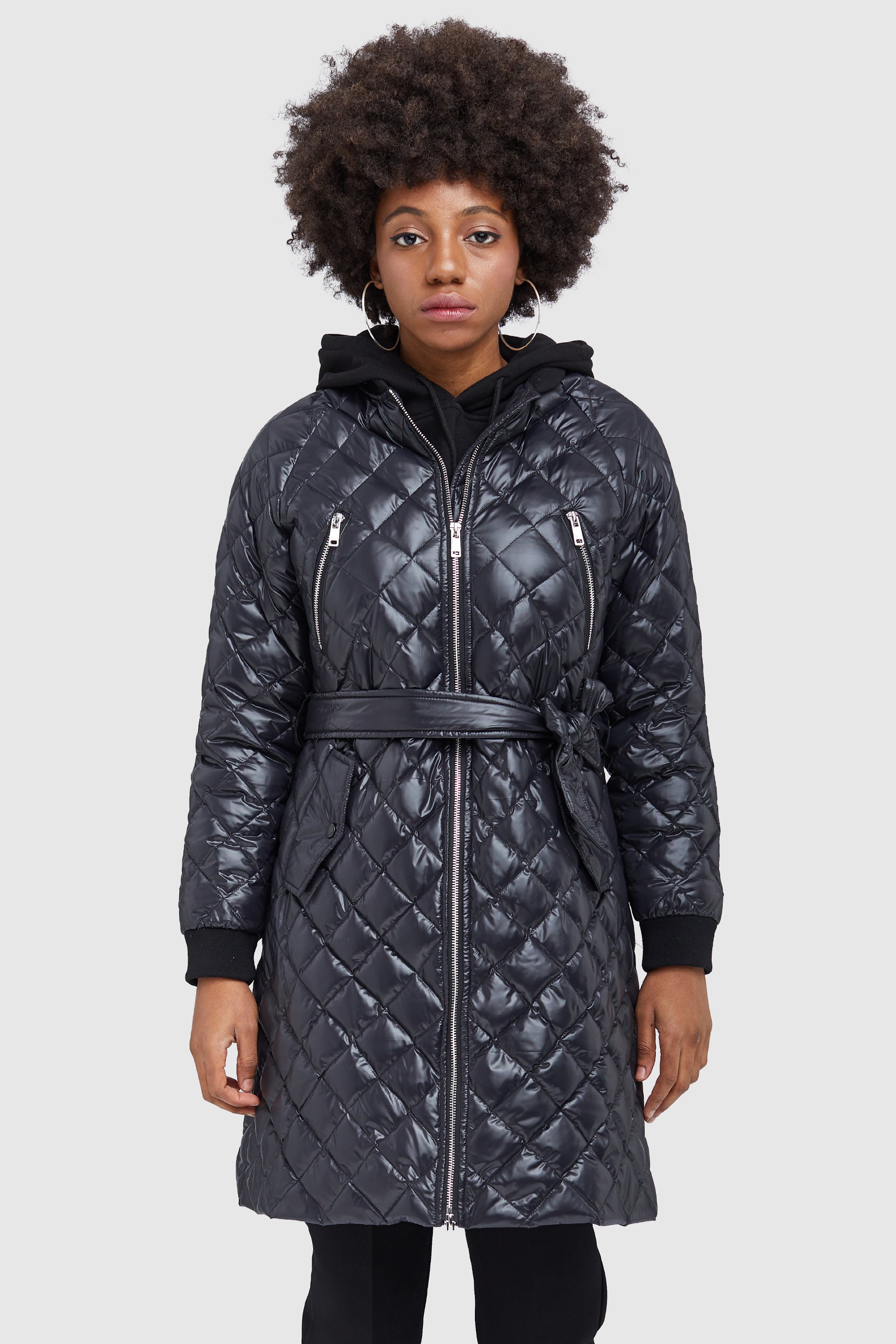 Plaid Style Rib Knit Lightweight Jacket