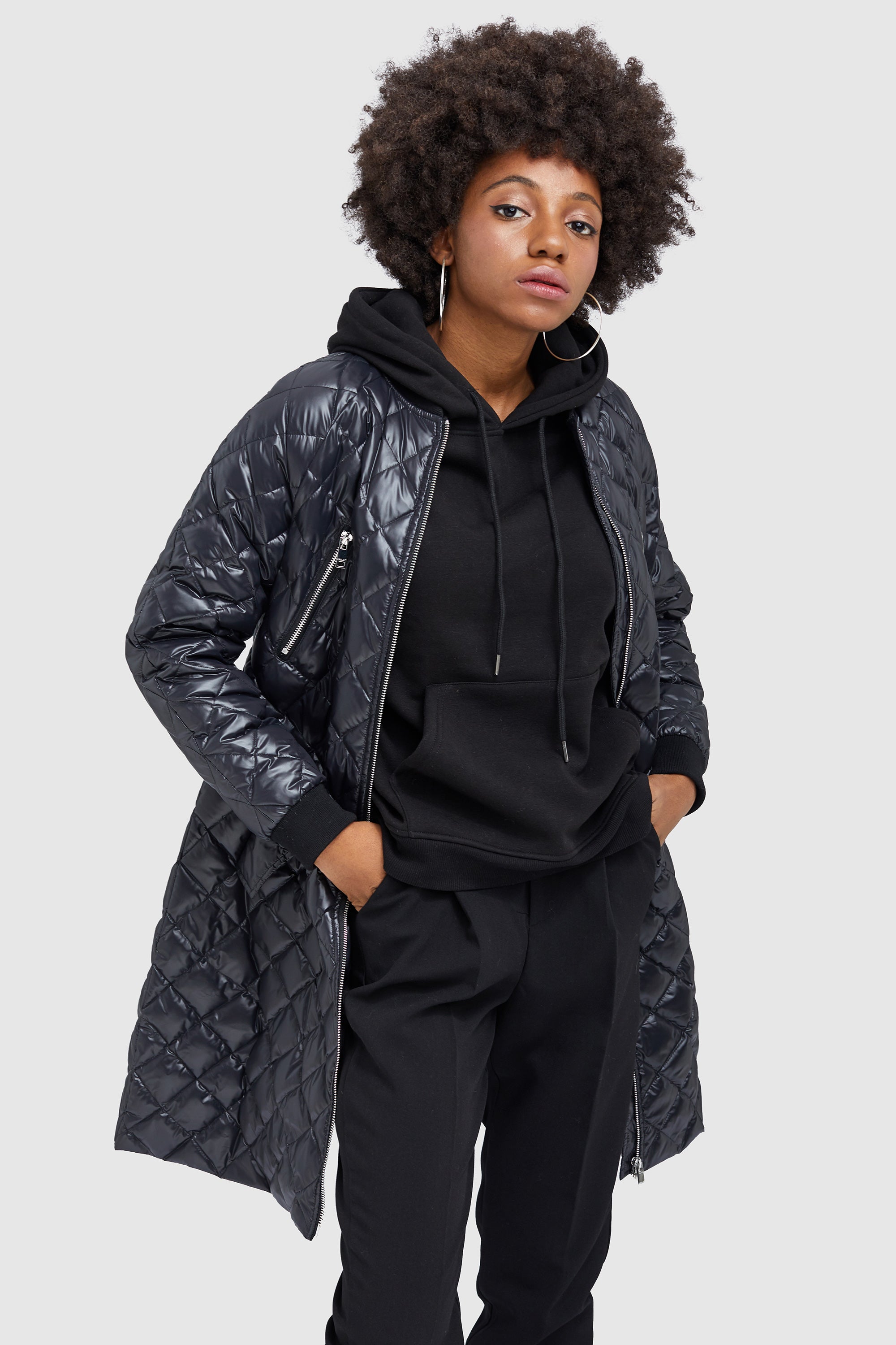 Plaid Style Rib Knit Lightweight Jacket