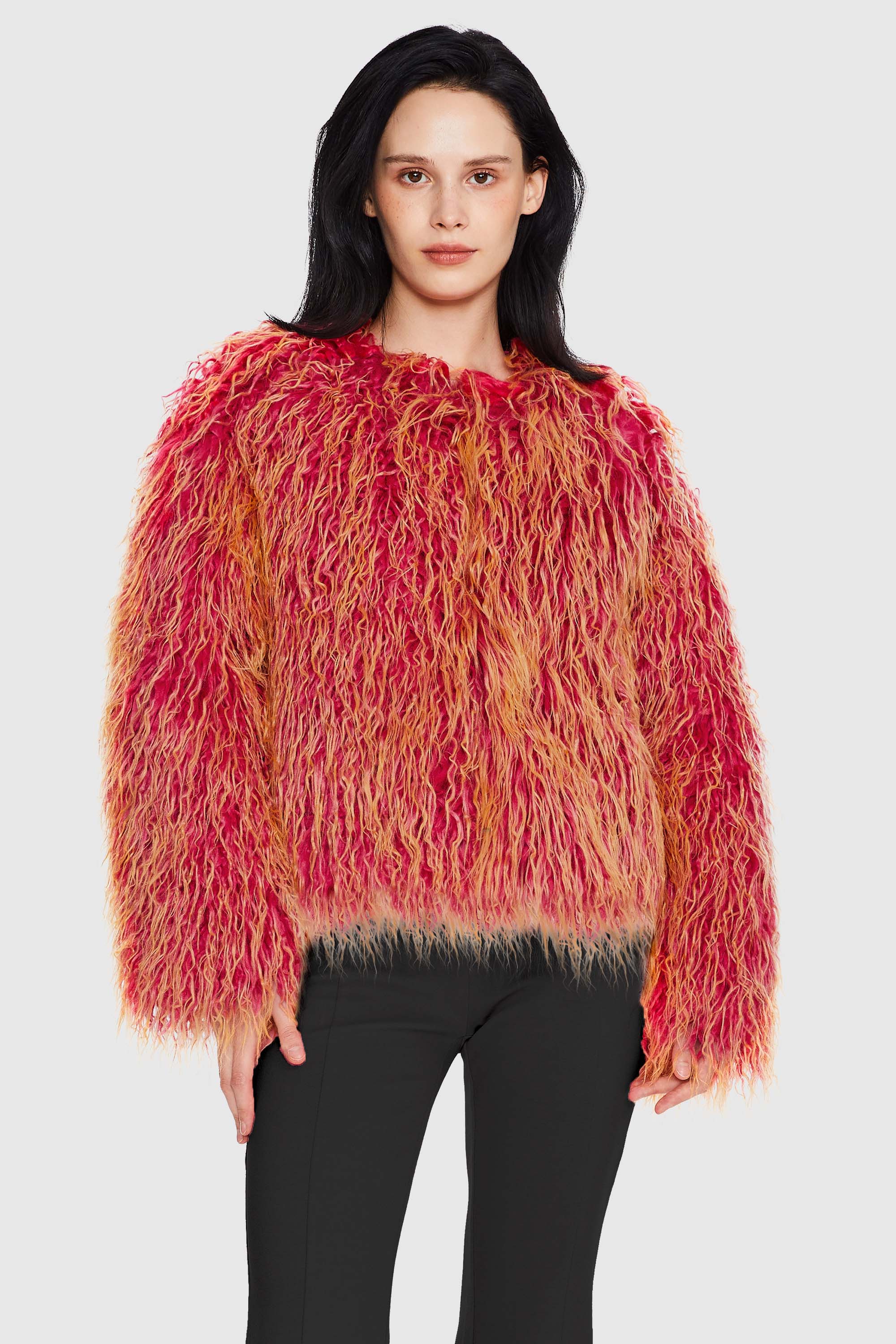 Puff-O O-Lab Shaggy Jacket - Two-Color Gradient