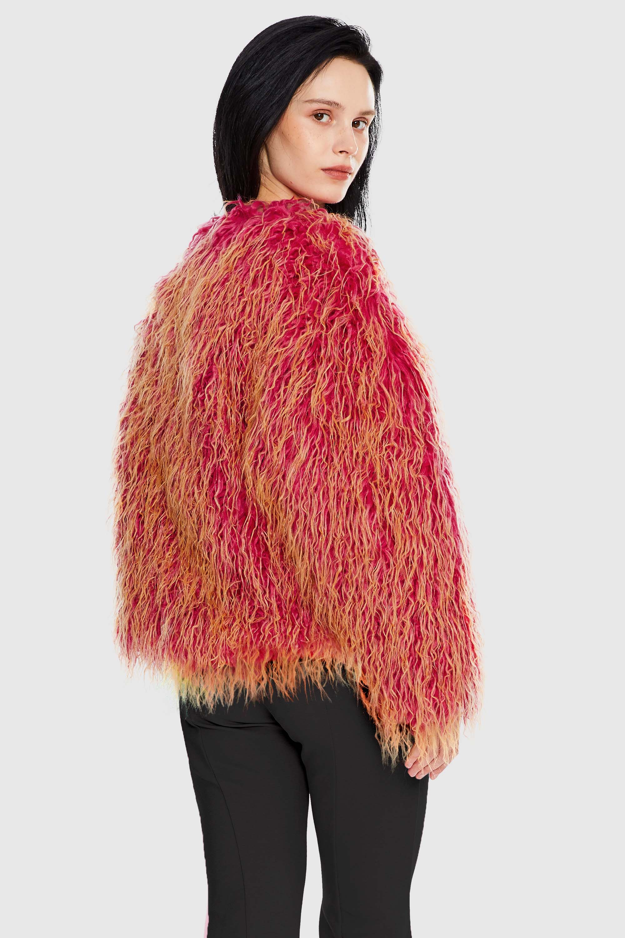 Puff-O O-Lab Shaggy Jacket - Two-Color Gradient