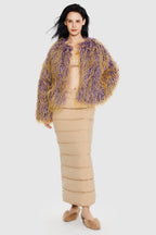 Puff-O O-Lab Shaggy Jacket - Two-Color Gradient