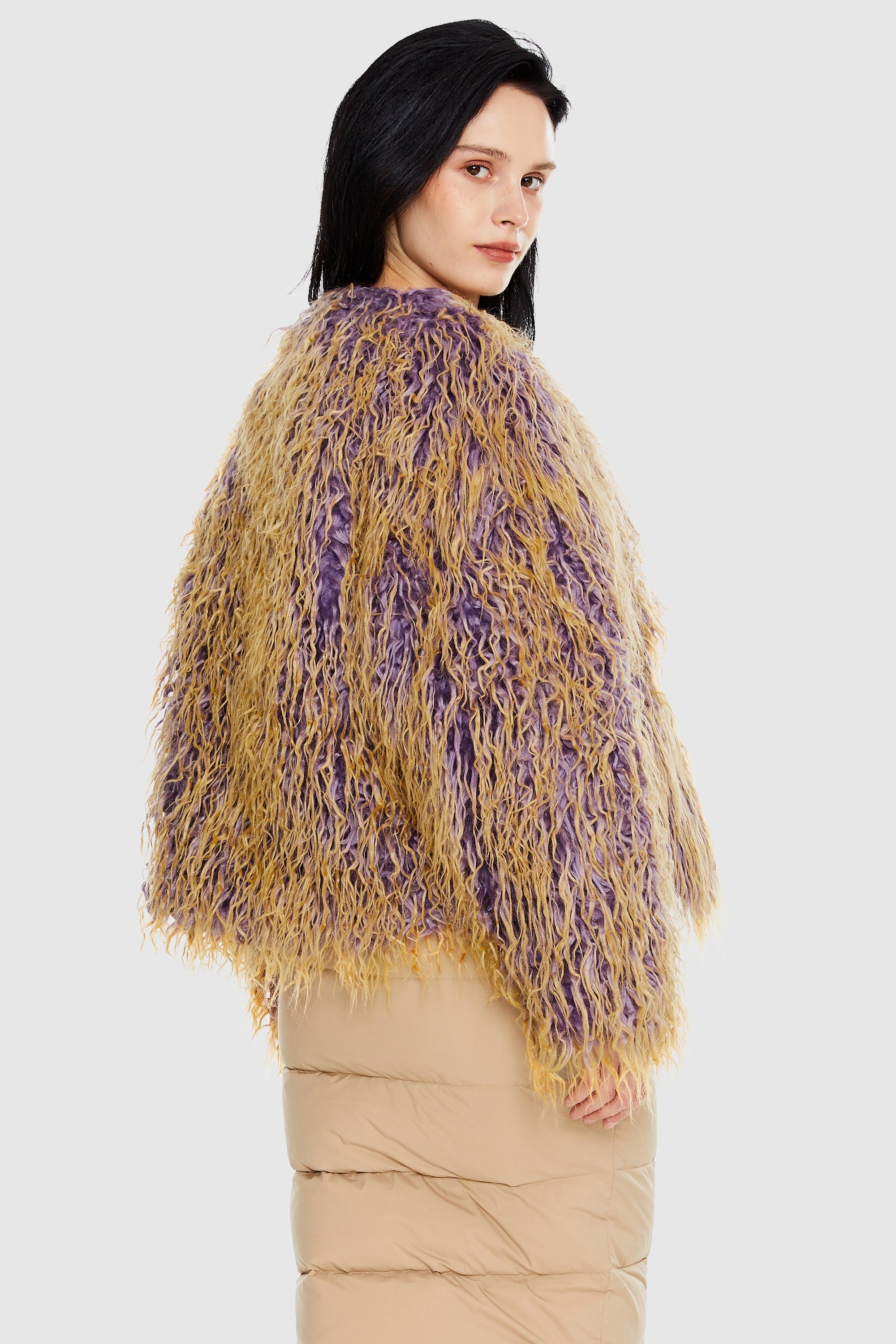 Puff-O O-Lab Shaggy Jacket - Two-Color Gradient
