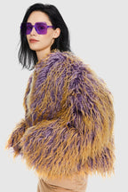 Puff-O O-Lab Shaggy Jacket - Two-Color Gradient