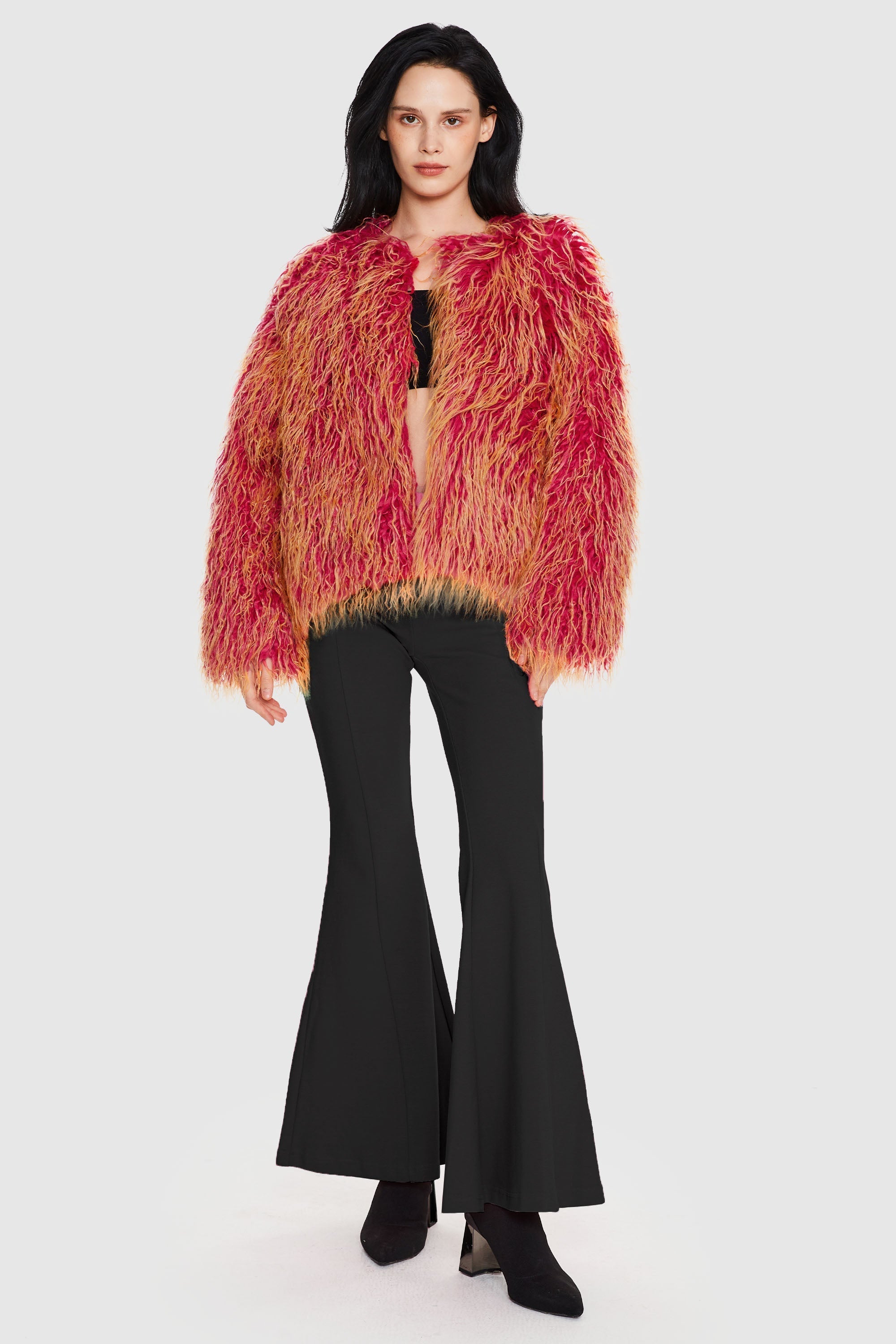 Puff-O O-Lab Shaggy Jacket - Two-Color Gradient