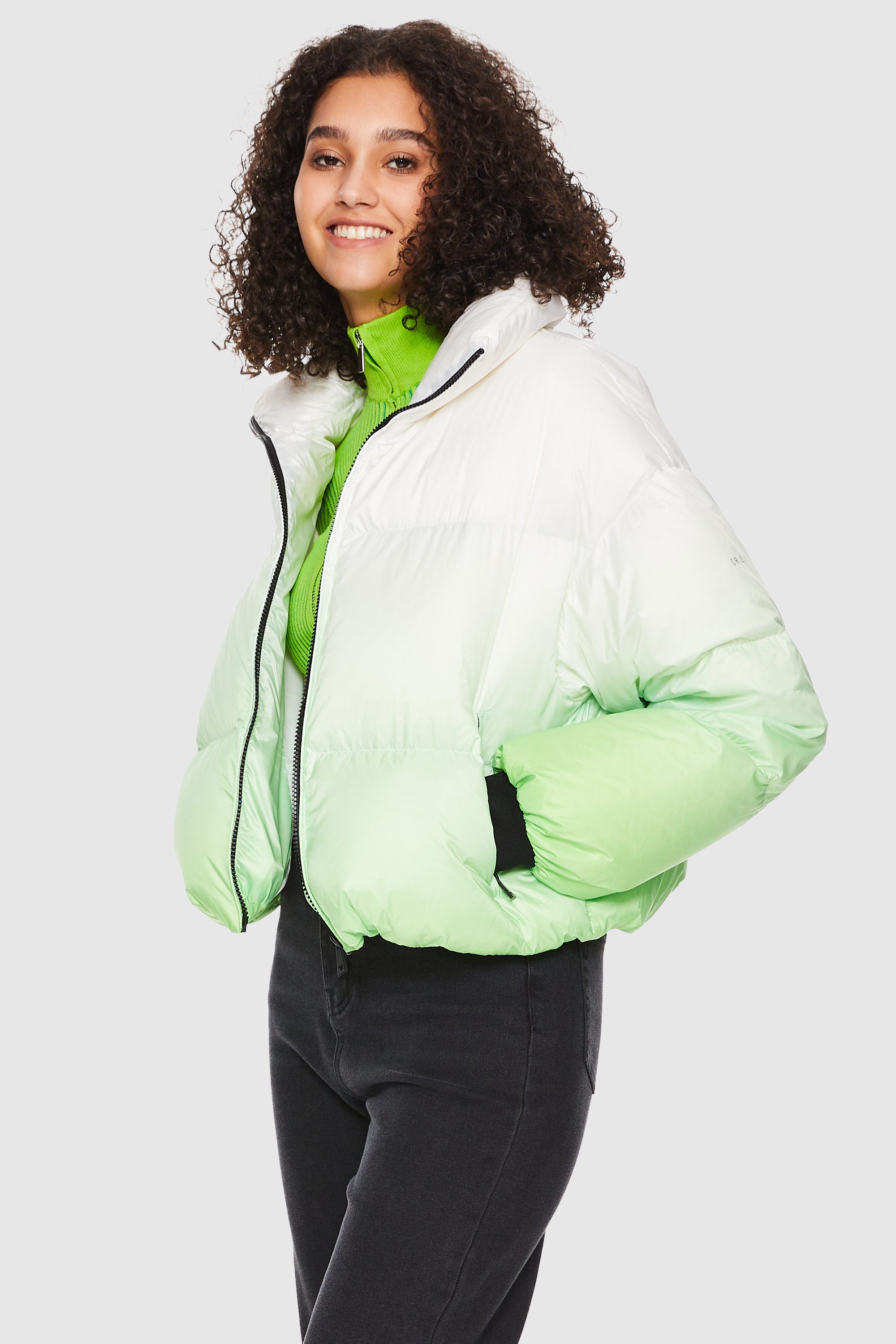 Summit Ombre Down Cropped Puffer