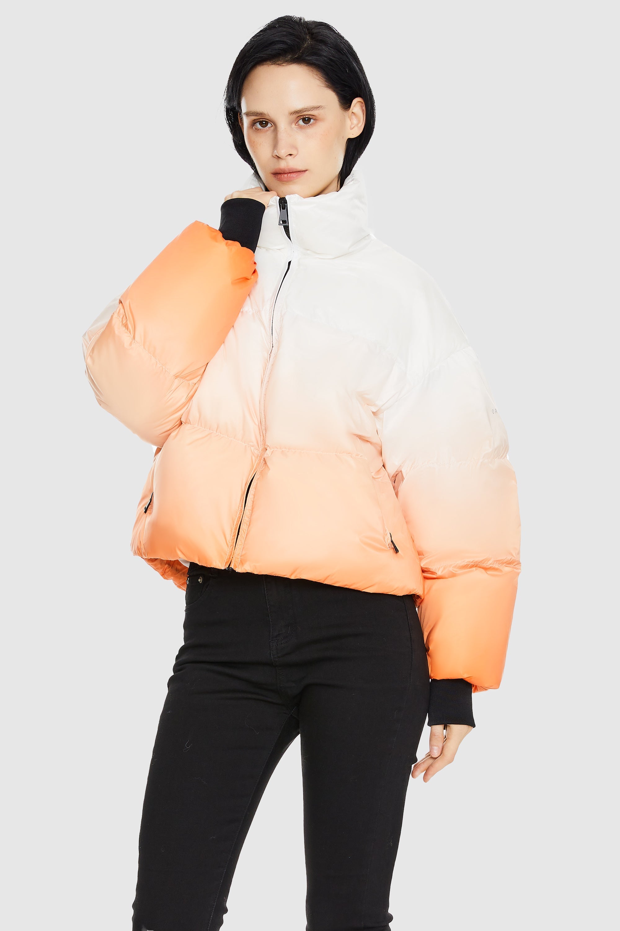 Summit Ombre Down Cropped Puffer