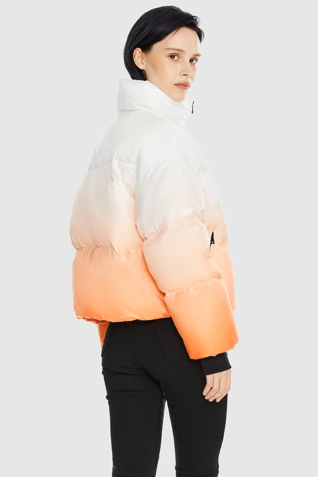 Summit Ombre Down Cropped Puffer