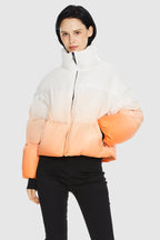 Summit Ombre Down Cropped Puffer