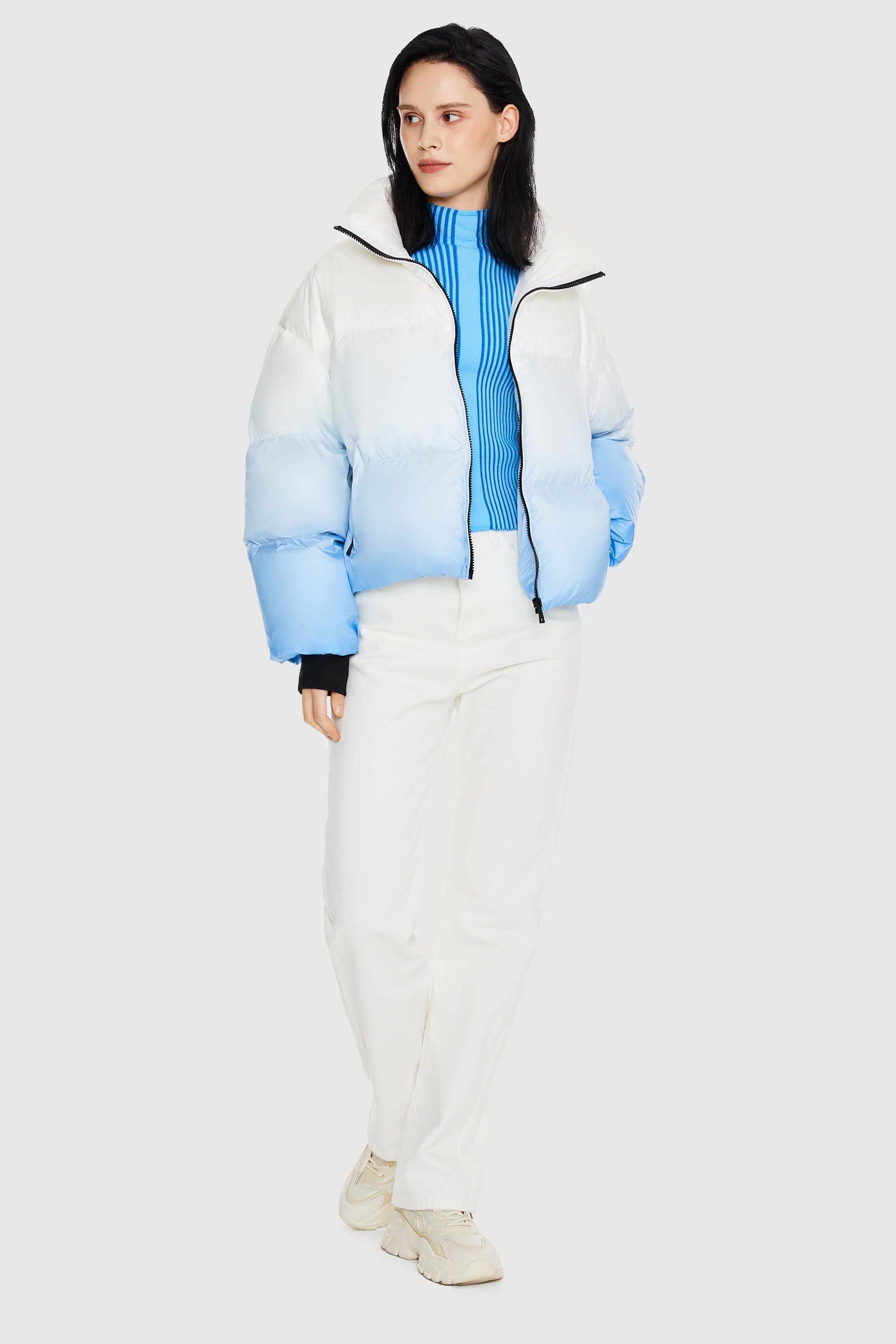 Summit Ombre Down Cropped Puffer