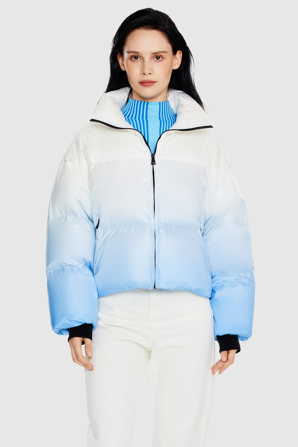 Summit Ombre Down Cropped Puffer
