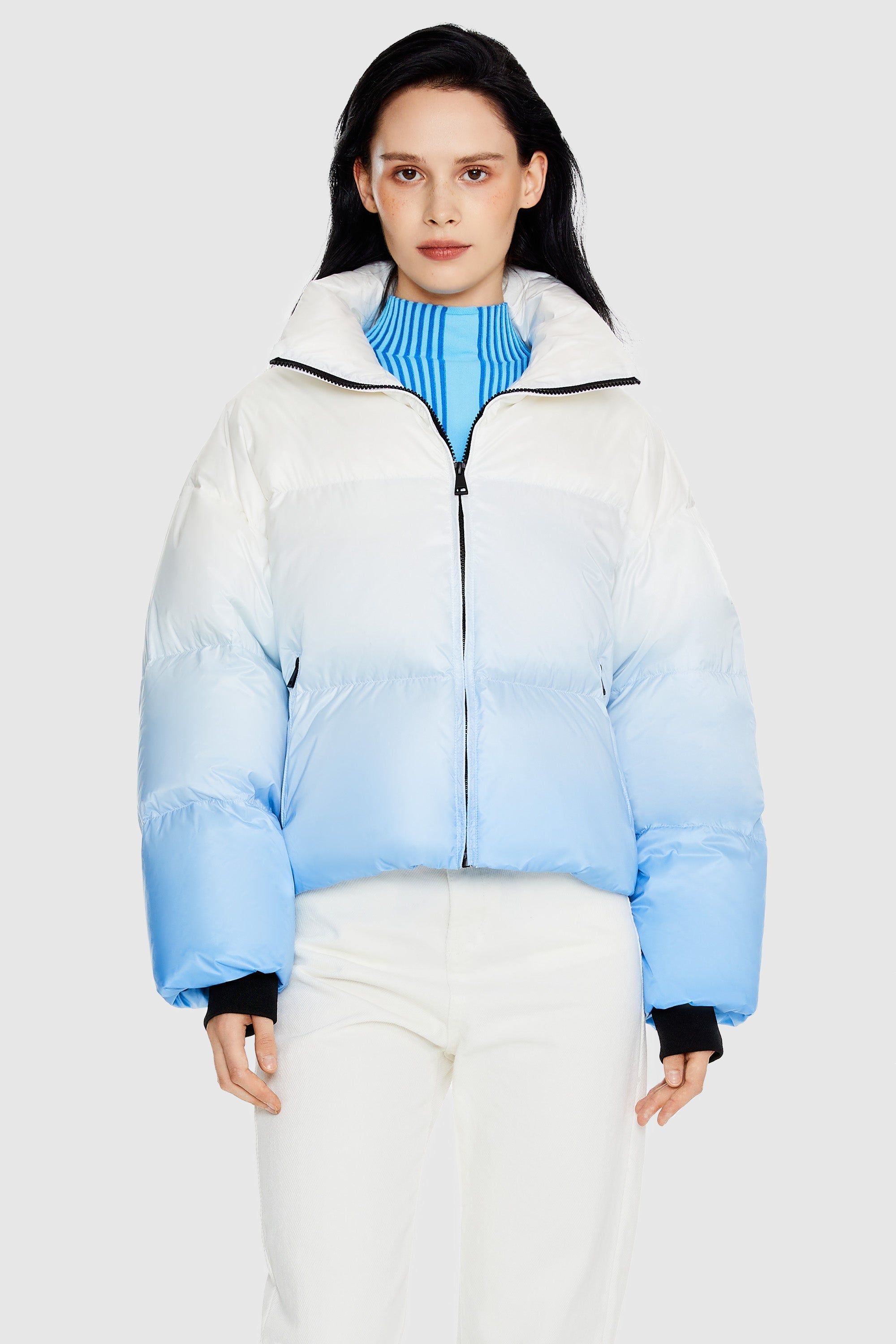 Summit Ombre Down Cropped Puffer