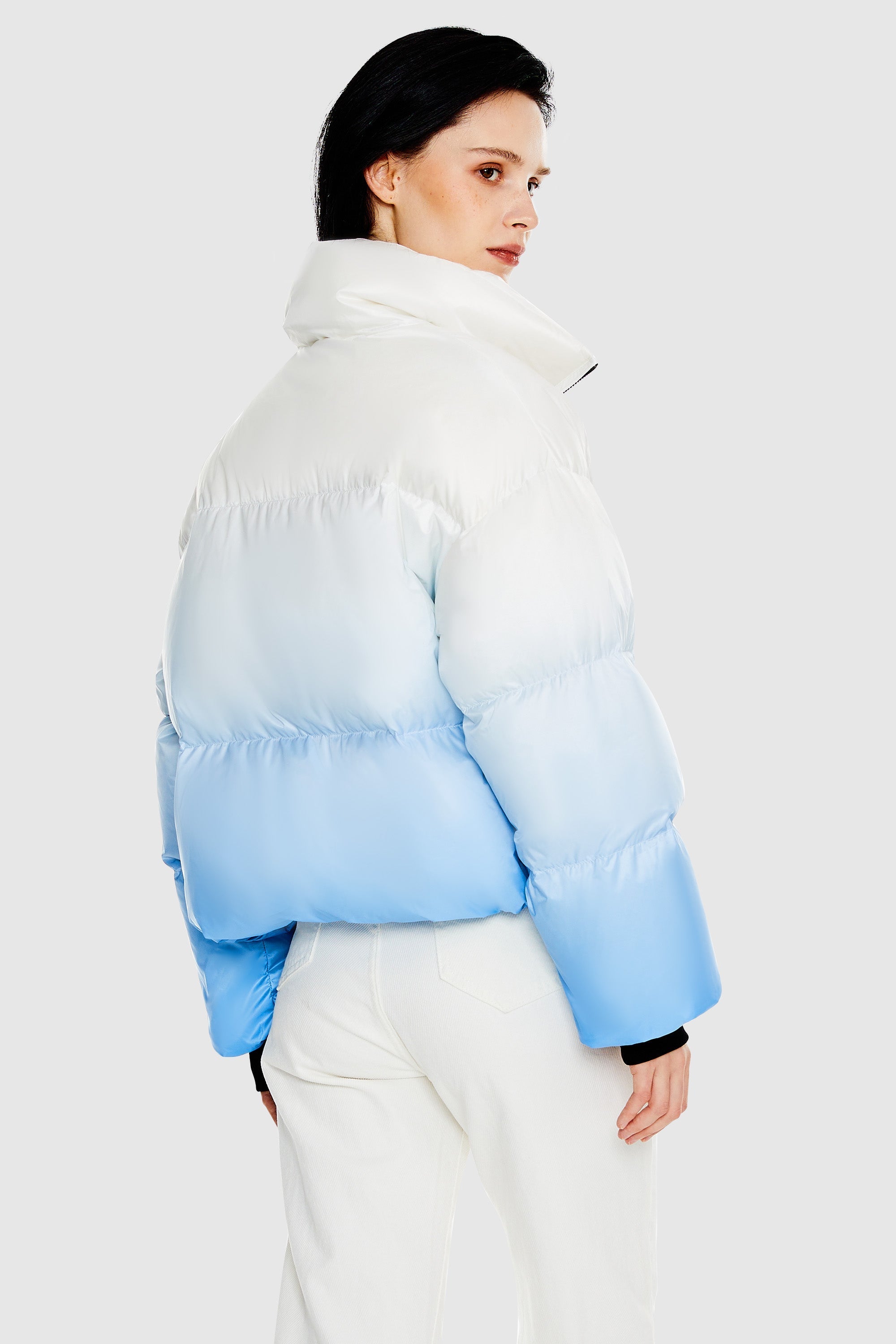 Summit Ombre Down Cropped Puffer