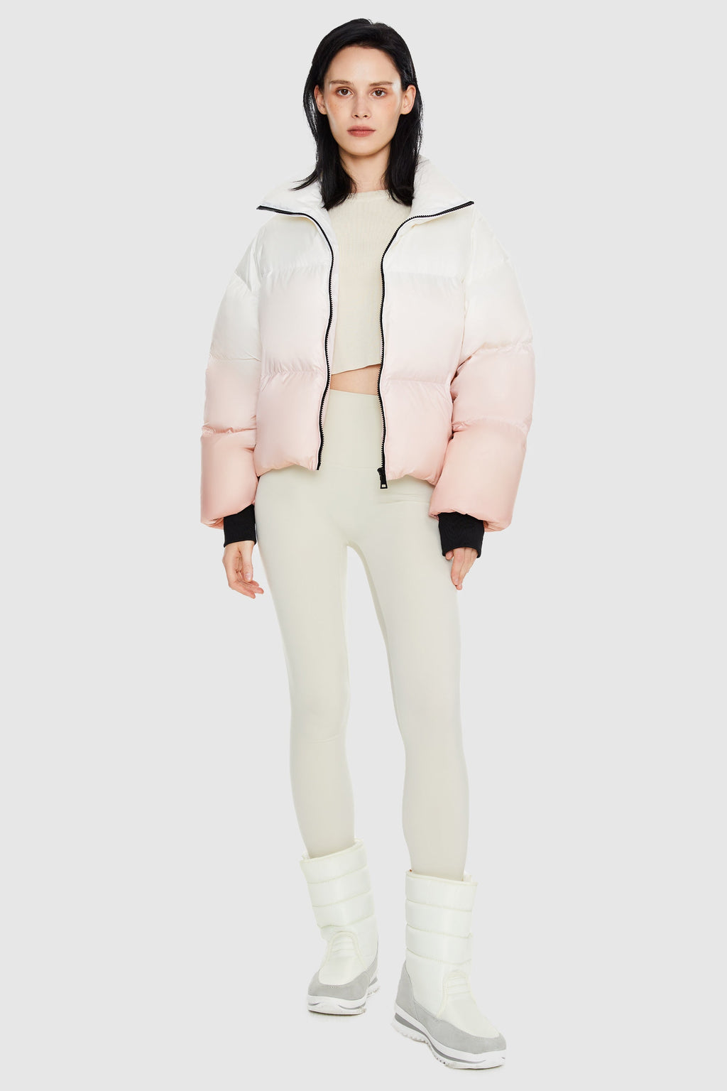 Summit Ombre Down Cropped Puffer