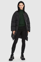 Puffy Puffer Down Jacket with Detachable Hood