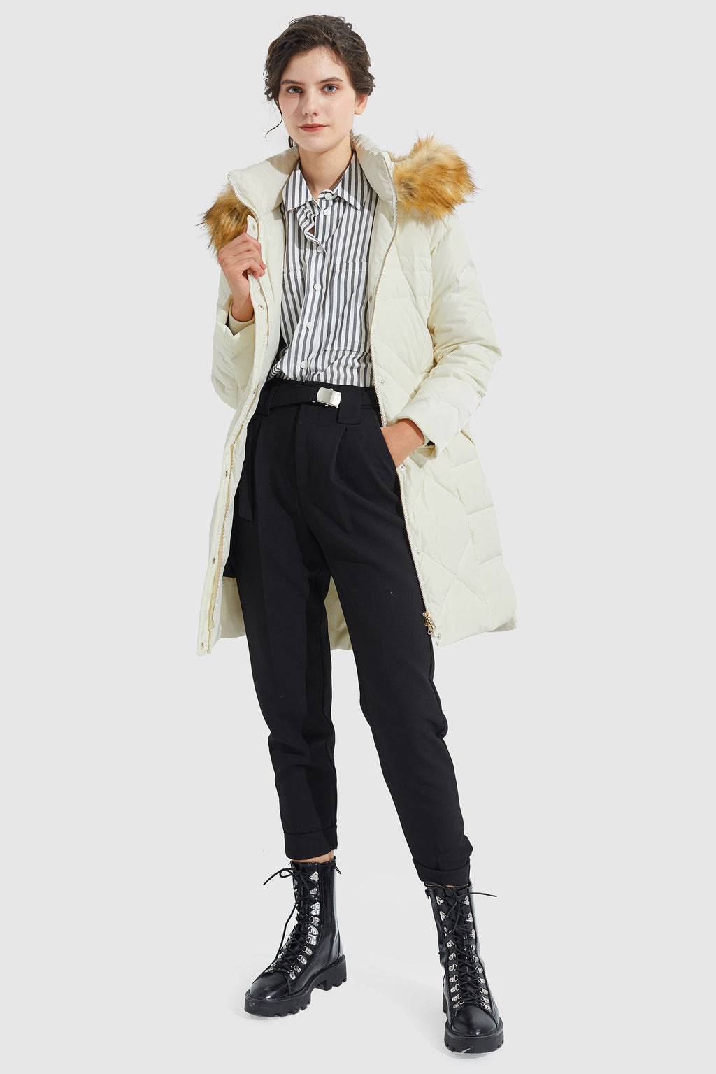 Quilted Down Coat