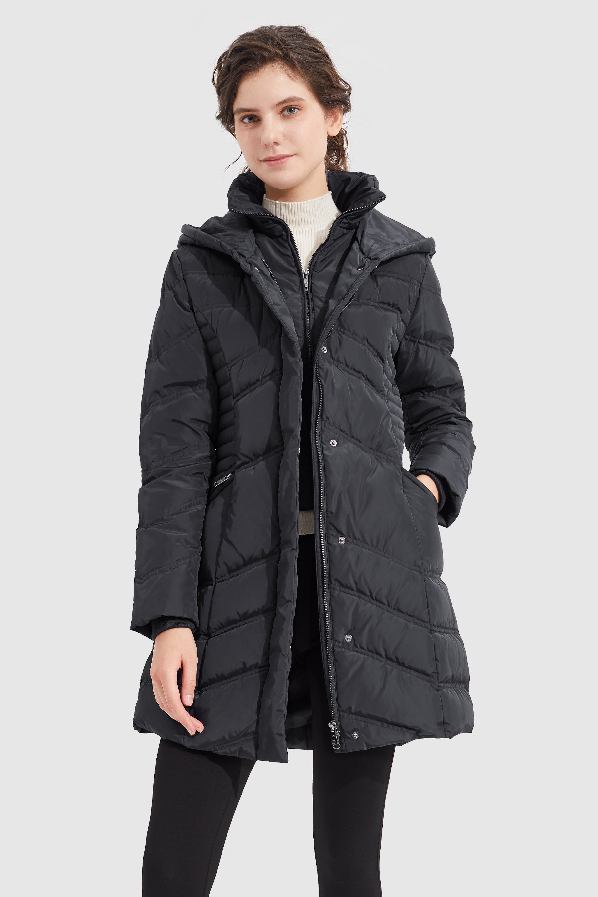 Quilted Thickened Puffer Down Jacket