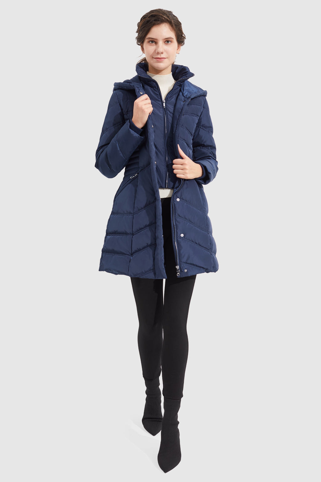 Quilted Thickened Puffer Down Jacket