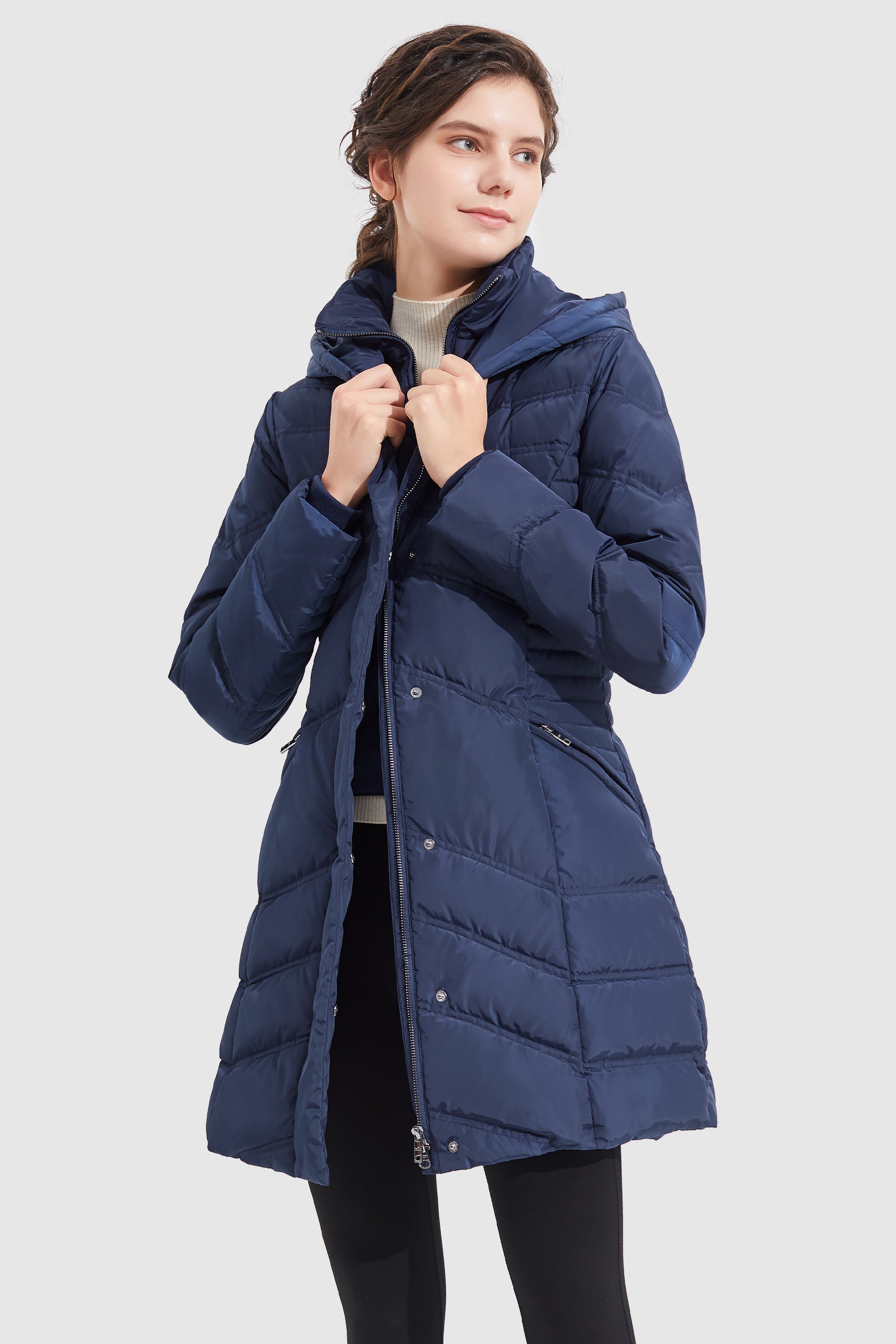 Quilted Thickened Puffer Down Jacket