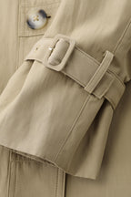 Single-Breasted Belted Hudson Trench