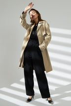 Single-Breasted Belted Hudson Trench