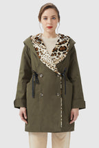 Thickened Lapel Winter Jacket with Hood