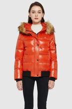 Thickened Winter Shiny Down Puffer Jacket