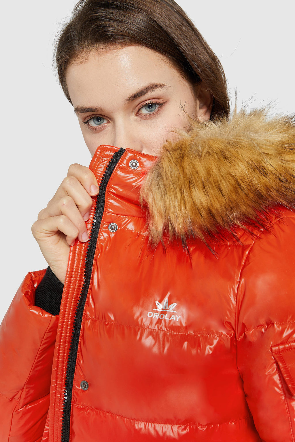Thickened Winter Shiny Down Puffer Jacket