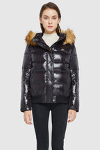 Thickened Winter Shiny Down Puffer Jacket