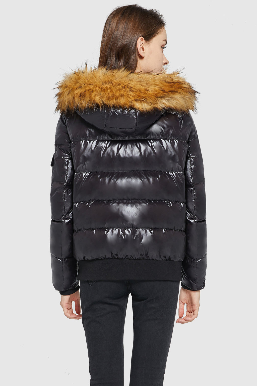 Thickened Winter Shiny Down Puffer Jacket