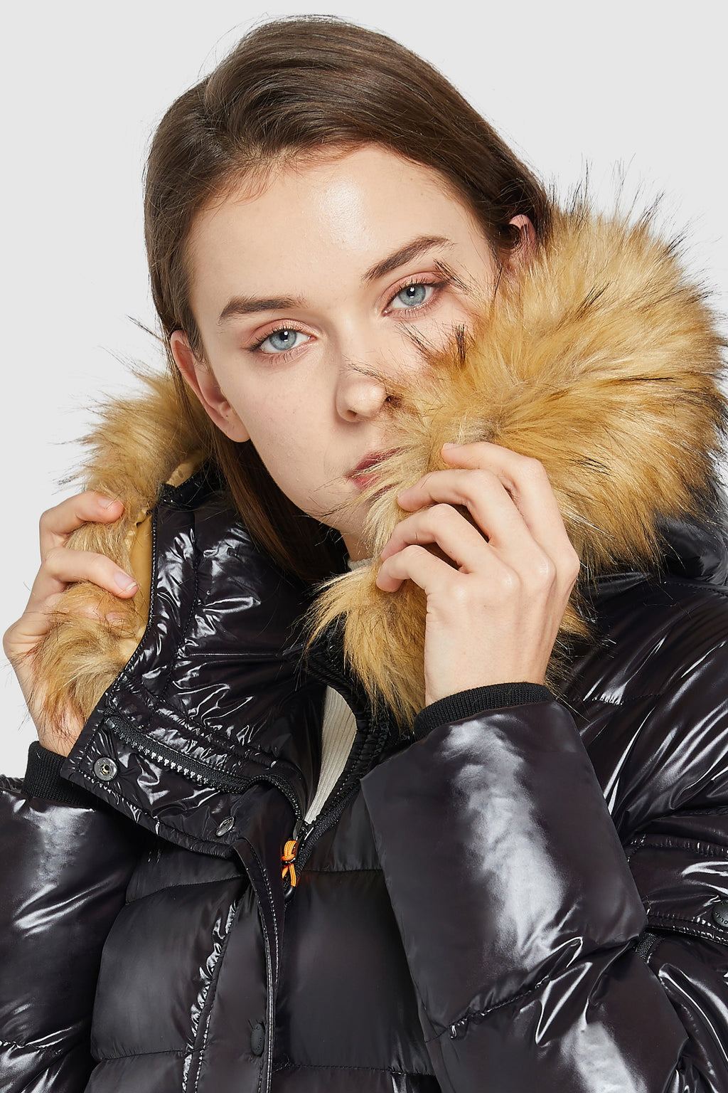 Thickened Winter Shiny Down Puffer Jacket