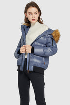 Thickened Winter Shiny Down Puffer Jacket