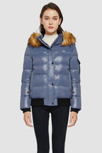 Thickened Winter Shiny Down Puffer Jacket