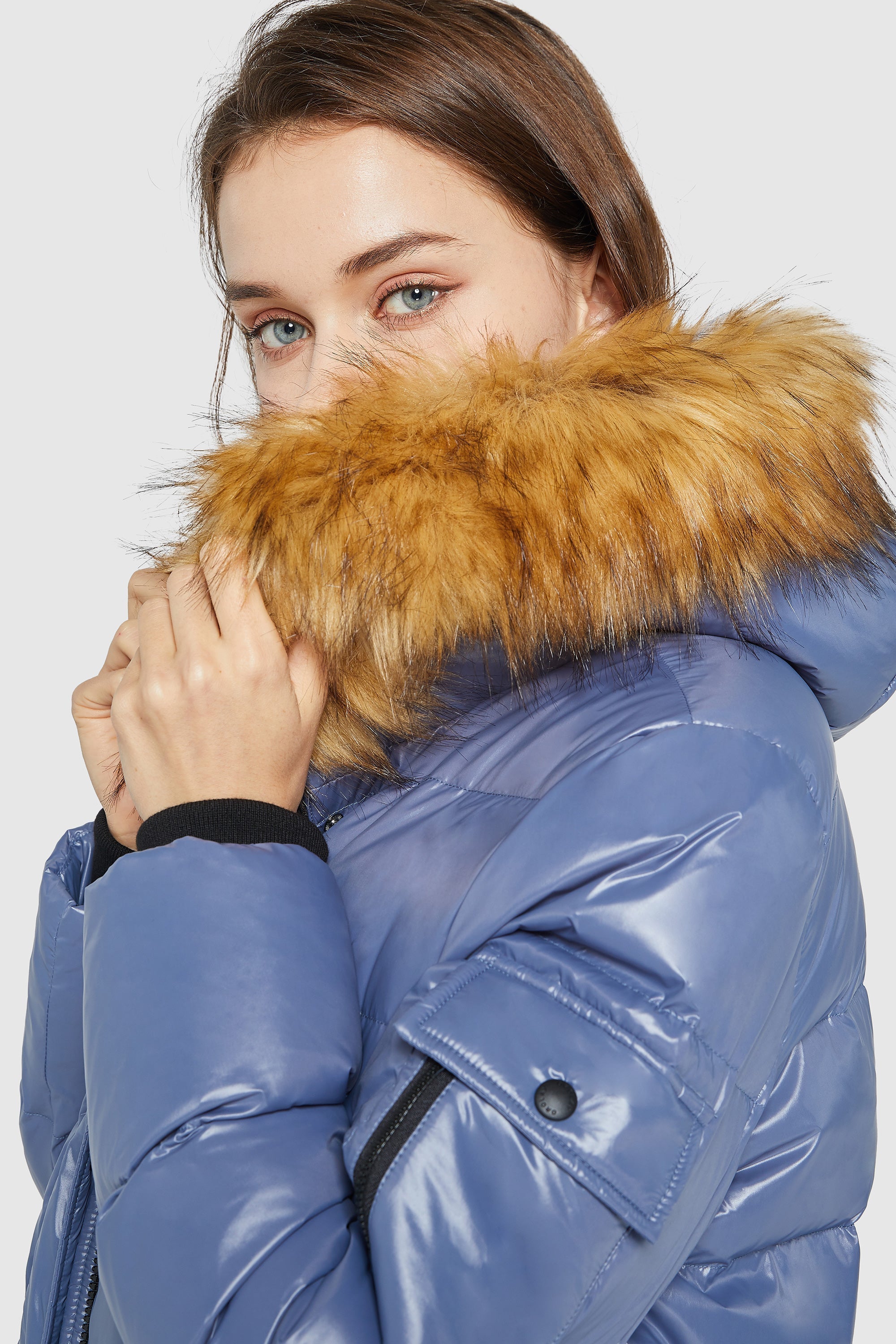 Thickened Winter Shiny Down Puffer Jacket