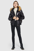 Thickened Winter Shiny Down Puffer Jacket