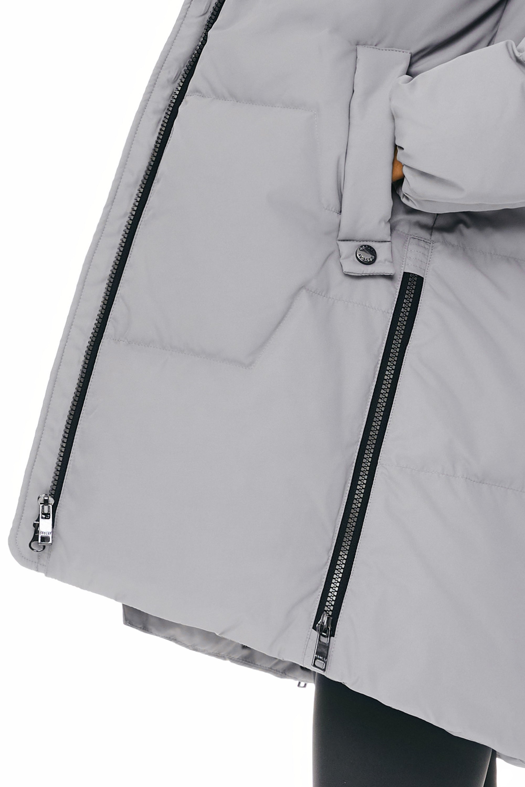 Two-Way Zipper Hooded Down Puffer Jacket