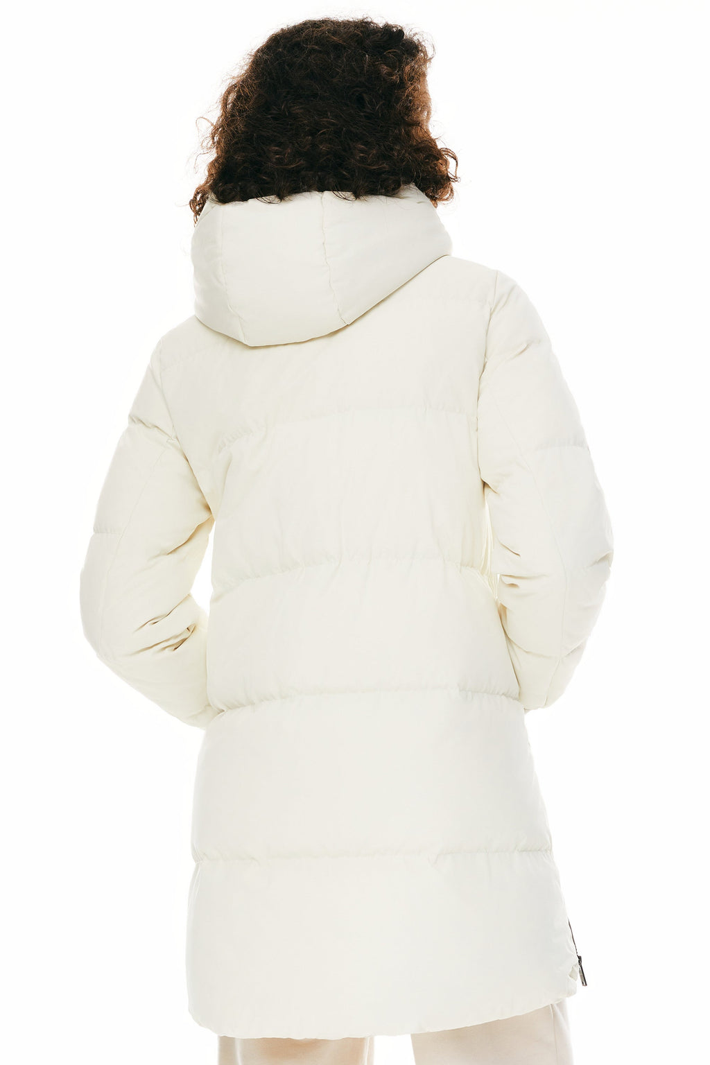 Two-Way Zipper Hooded Down Puffer Jacket