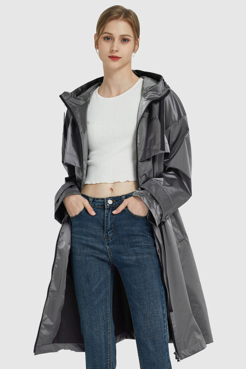 Waist Drawstring Outdoor Windbreaker