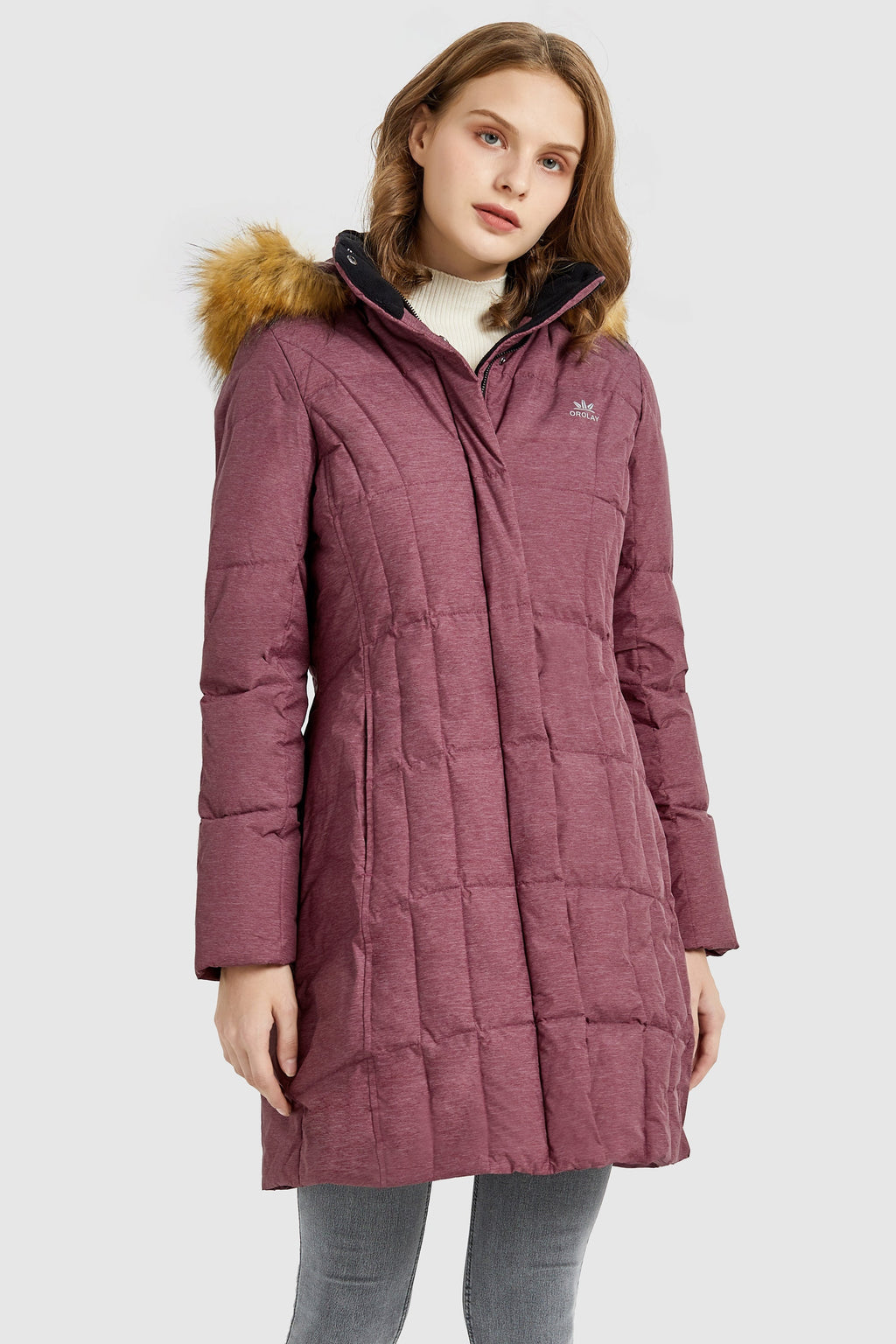 Winter Hooded Puffer Down Jacket