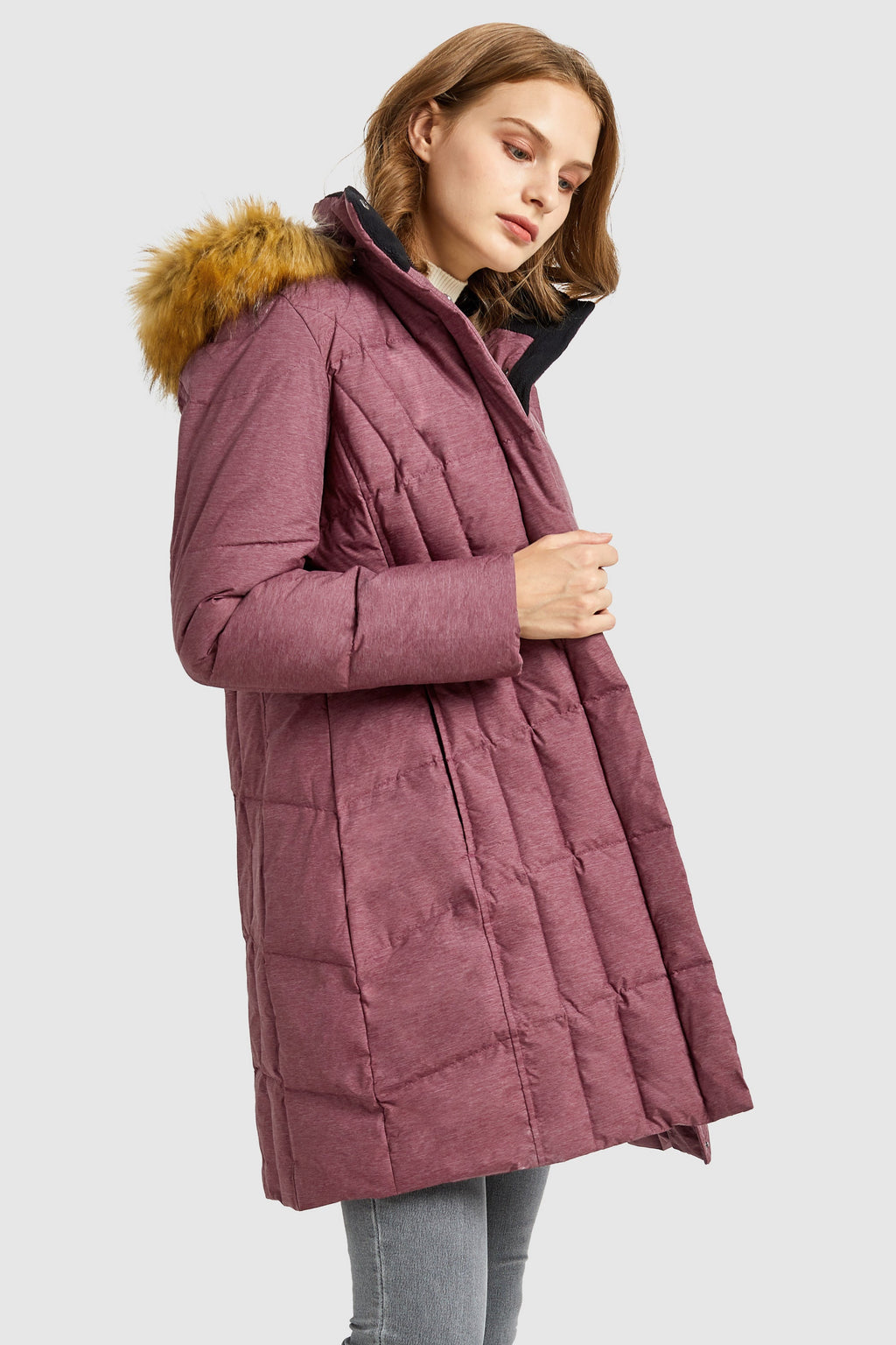 Winter Hooded Puffer Down Jacket
