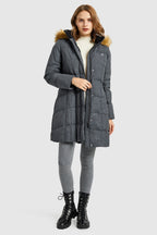 Winter Hooded Puffer Down Jacket