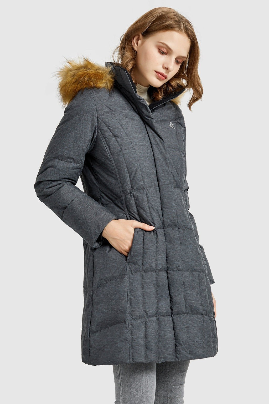 Winter Hooded Puffer Down Jacket