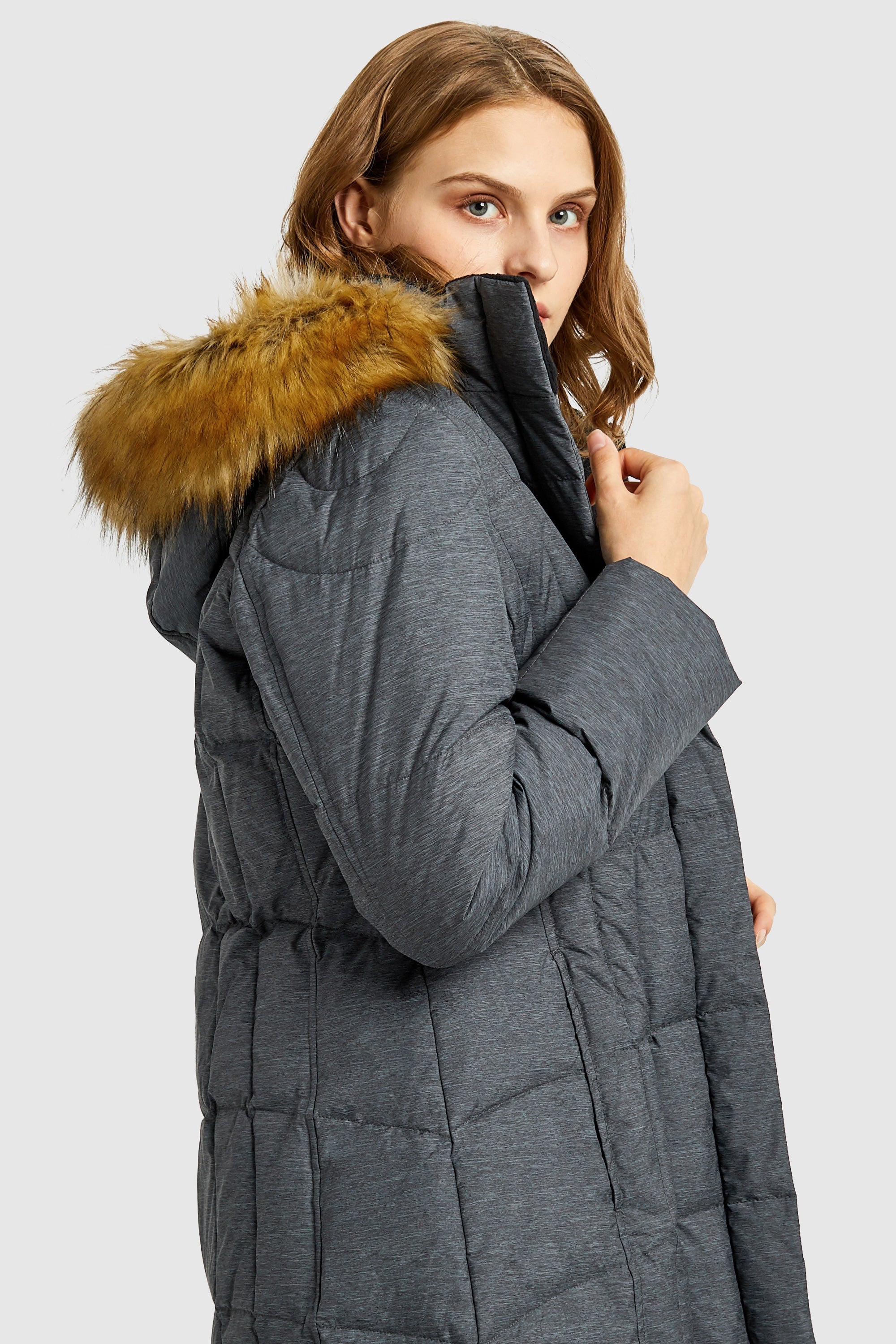 Winter Hooded Puffer Down Jacket