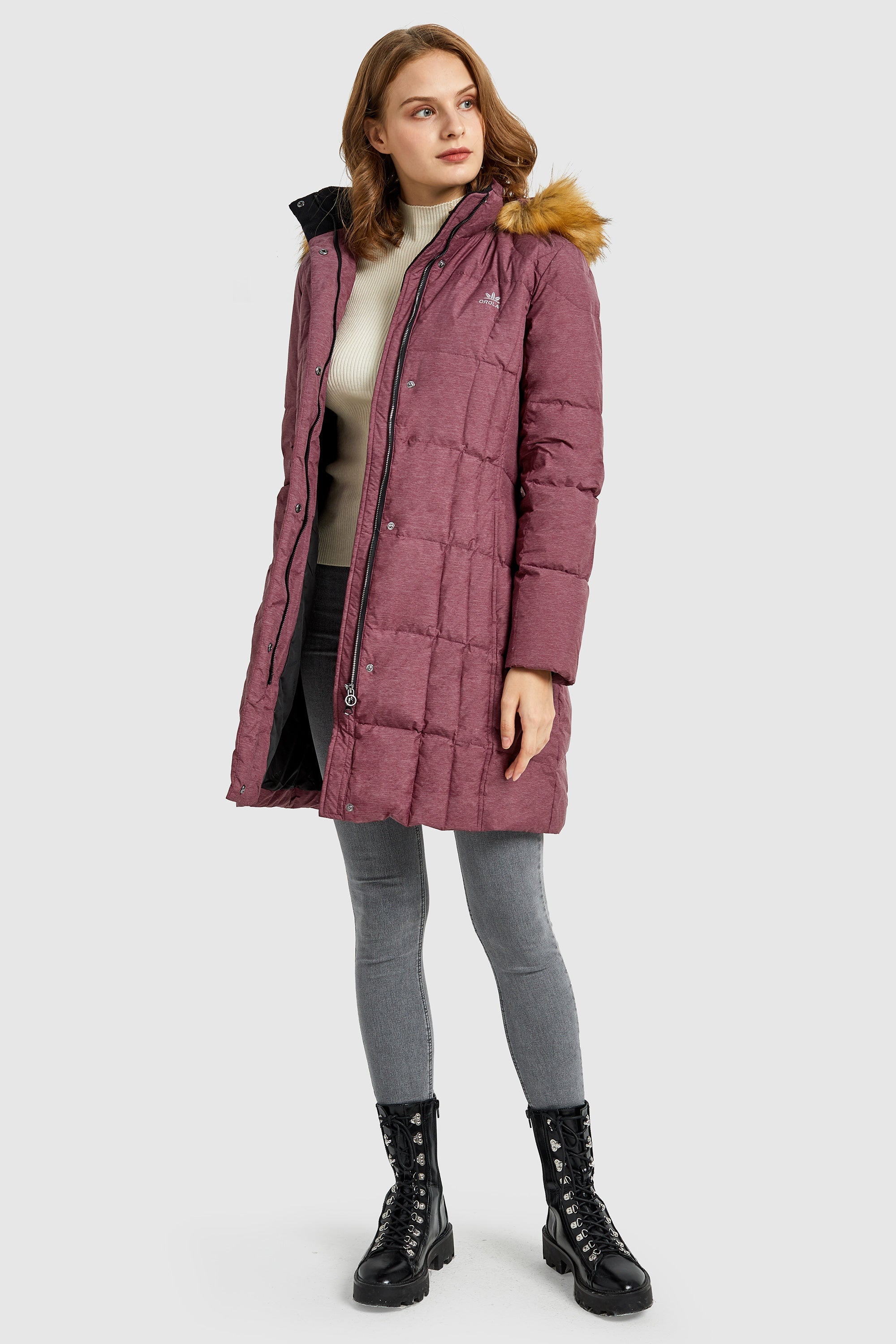 Winter Hooded Puffer Down Jacket