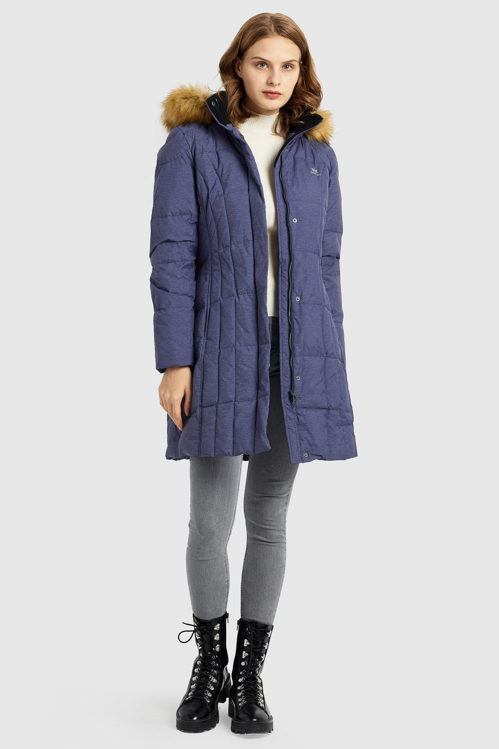 Winter Hooded Puffer Down Jacket